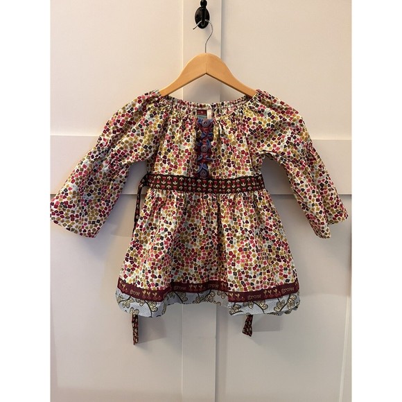 Girls Matilda Jane Character Counts Grow Beets Blouse Floral Shirt Size 8 - Picture 1 of 6